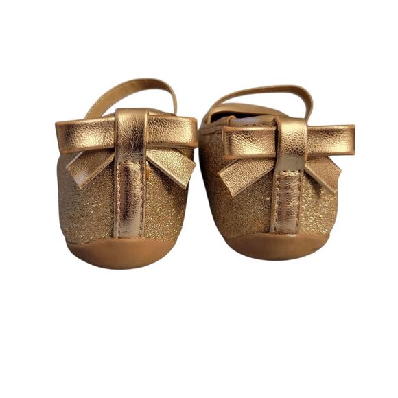 Wonder Nation Gold Dress Shoes Classic Design - Picture 5 of 8